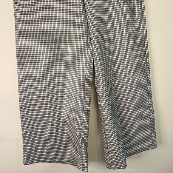 Rachel Zoe Wide Leg Cropped Black White Trouser Work Dress Pants Office Size 4 - Picture 4 of 11